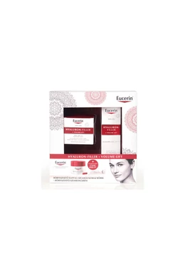 Eucerin Hyaluron-Filler+Volume-Lift nappali arckrém száraz bőrre +szemránckrém csomag