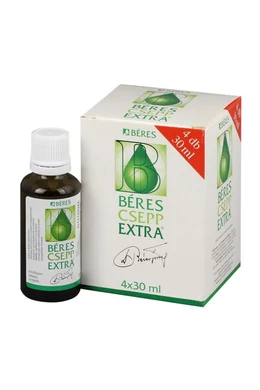 BÉRES CSEPP EXTRA BELSŐLEGES OLDATOS CSEPPEK - 4 X 30 ML