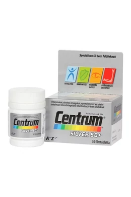 CENTRUM SILVER 50+ A-Z-IG étrendkiegészítő TABLETTA - 30X