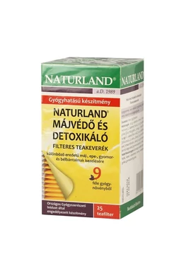 NATURLAND MÁJVÉDŐ filteres tea 25 db