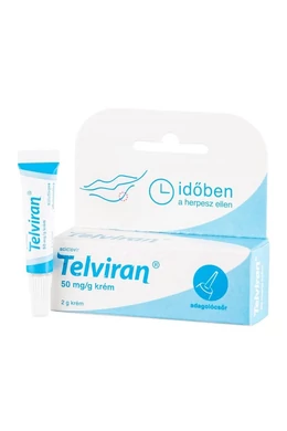 TELVIRAN 50 MG/G KRÉM - 2 G