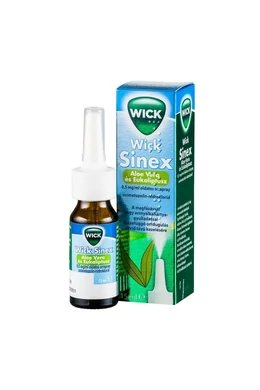 NASIVIN ( SINEX WICK ) ALOE VERA ÉS EUKALIPTUSZ 0,5 MG/ML OLDATOS ORRSPRAY - 15 ML