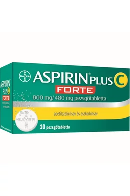 ASPIRIN PLUS C FORTE 800MG/480MG PEZSGŐTABLETTA - 10X