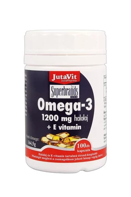 JUTAVIT OMEGA-3 HALOLAJ 1200 MG + E-VITAMIN KAPSZULA - 100 X