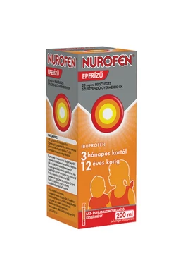 NUROFEN EPERÍZŰ 20 MG/ML BELSŐLEGES SZUSZPENZIÓ GYERMEKEKNEK - 200 ML