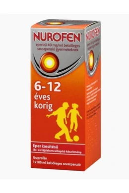 NUROFEN EPERÍZŰ 40 MG/ML BELSŐLEGES SZUSZPENZIÓ GYERMEKEKNEK - 100 ML