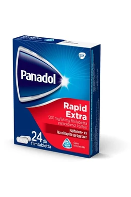 PANADOL RAPID EXTRA 500 MG/65 MG FILMTABLETTA - 24X