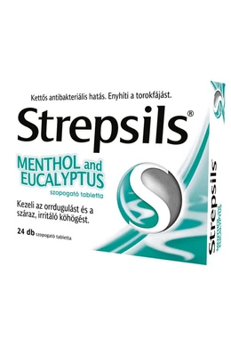STREPSILS MENTHOL AND EUCALYPTUS TABLETTA - 24X