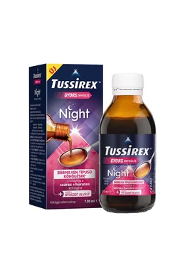 Tussirex Night szirup köhögésre 120ml 