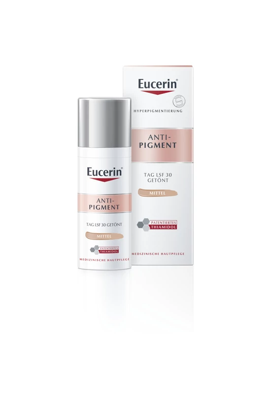 EUCERIN Anti-Pigment színezett nappali arckrém medium FF30 50 ml