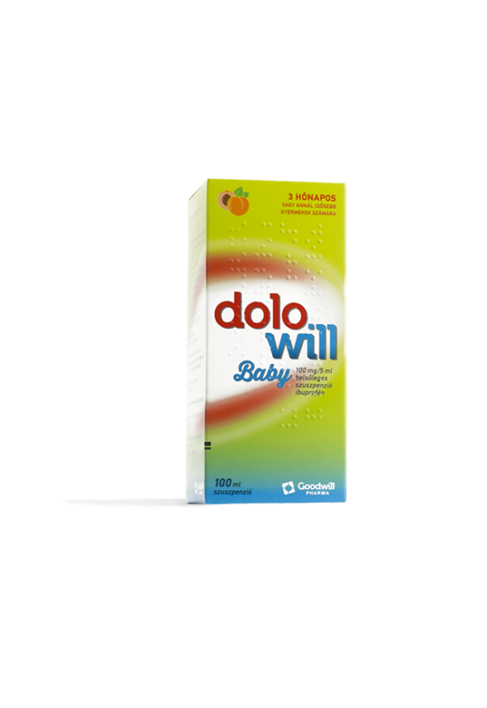 Dolowill Baby  100 mg/5 ml belsőleges szuszpenzió 100ml