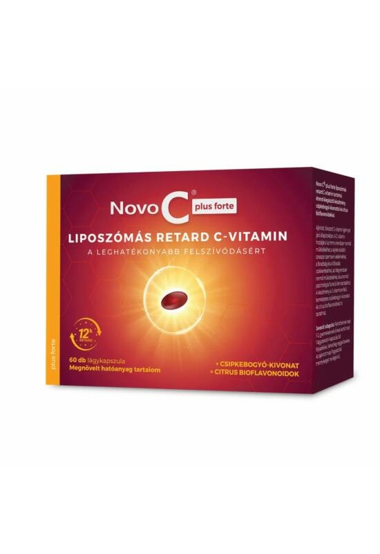 Novo C plus forte liposzómás retard C-vitamin 60x
