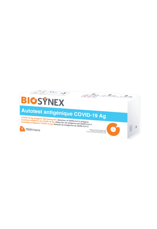 Biosynex Covid-19 antigén gyorsteszt 5x  Családi csomag