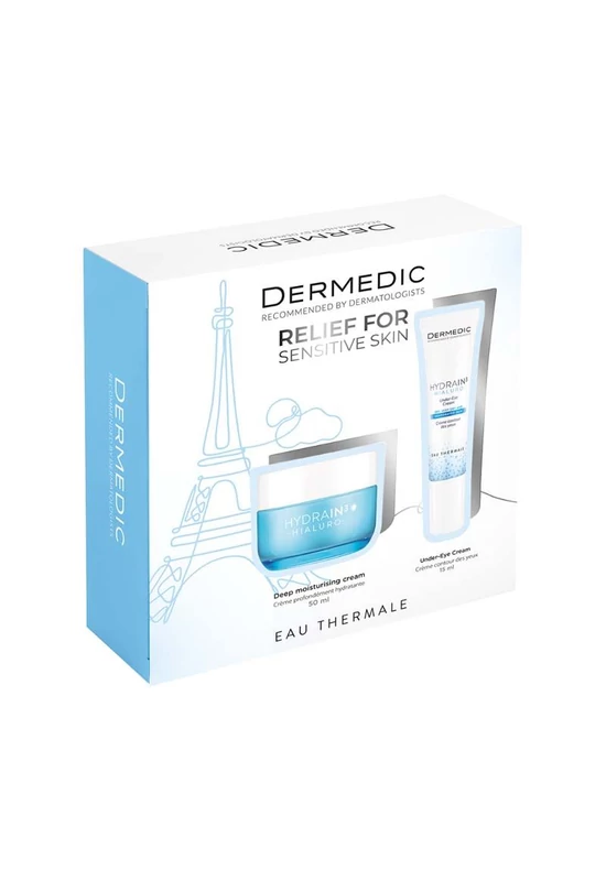 Dermedic Hydrain3 Hialuro Hidratáló arcápoló csomag  50ml+15ml