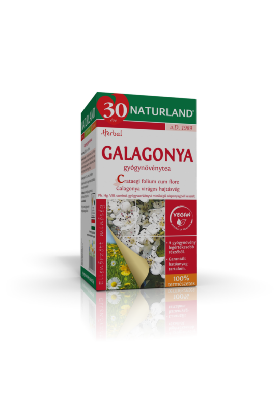 NATURLAND Galagonya gyógynövénytea 20×1,5 g