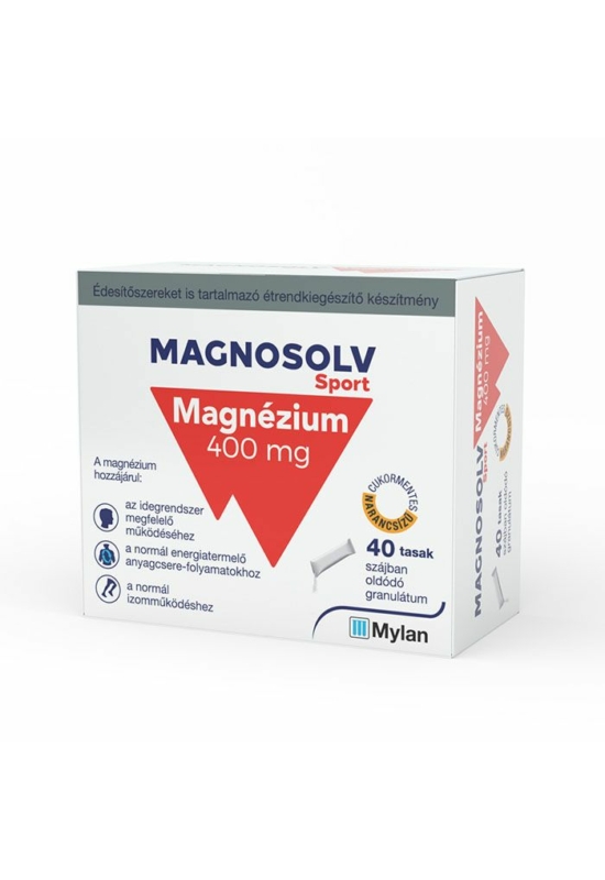 MAGNOSOLV Sport 400 mg szájban oldódó granulátum 40db