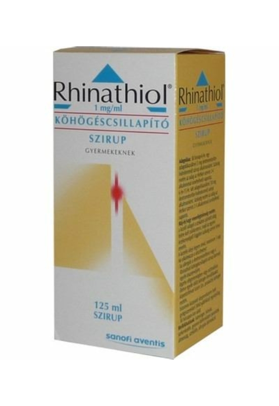 RHINATHIOL 1MG/ML KÖHÖGÉSCSILLAPÍTÓ SZIR GYERMEK - 1X125ML