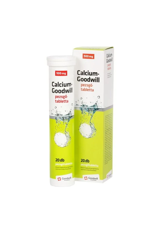 GOODWILL CALCIUM PEZSGŐTABLETTA - 20X KALCIUM