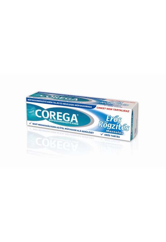 COREGA EXTRA ERŐS MŰFOGSOR KRÉM MENTOLOS - 40 G