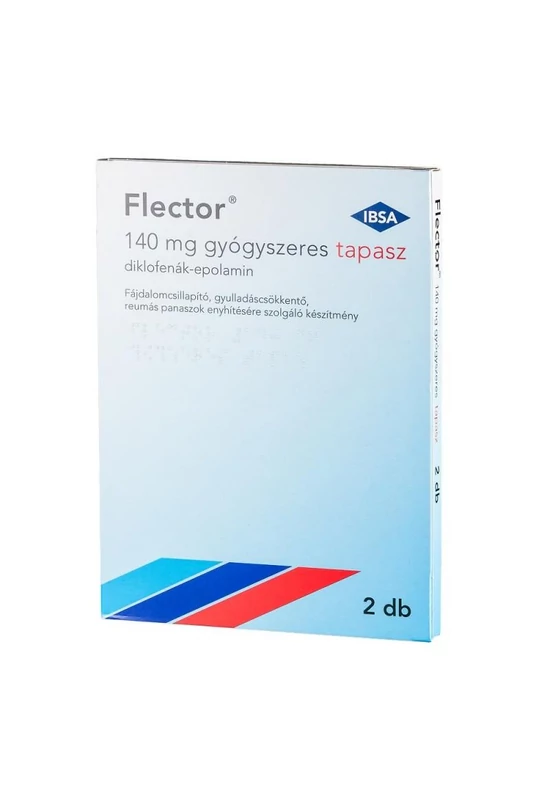 FLECTOR 140MG GYÓGYSZERES TAPASZ CSŐKÖTSZER - 2X