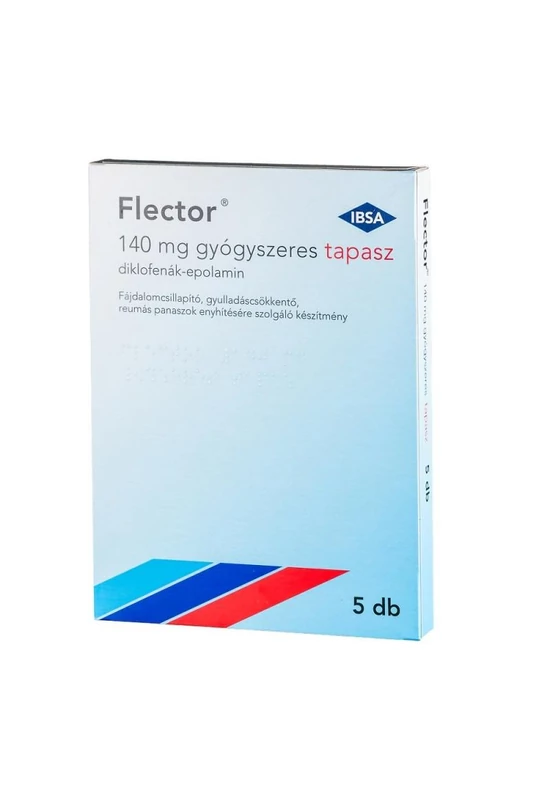 FLECTOR 140MG GYÓGYSZERES TAPASZ CSŐKÖTSZER - 5X