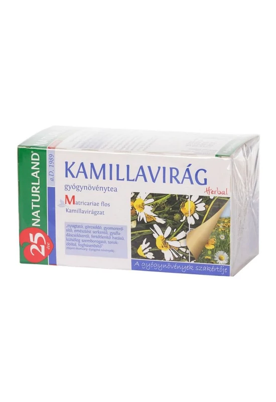 NATURLAND KAMILLA FILTERES tea 25 db