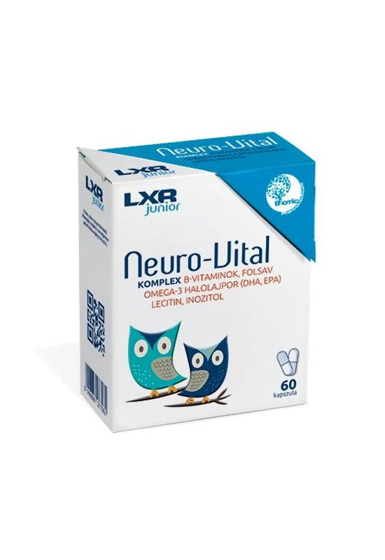 LXR JUNIOR NEURO-VITAL KOMPLEX KAPSZULA - 60X