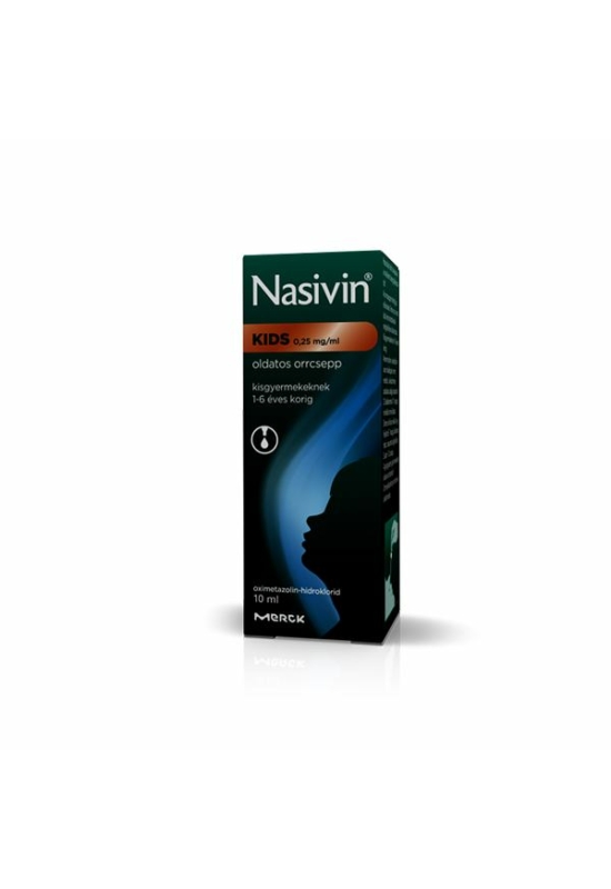 NASIVIN KIDS 0,25MG/ML OLD ORRCSEPP - 1X10ML