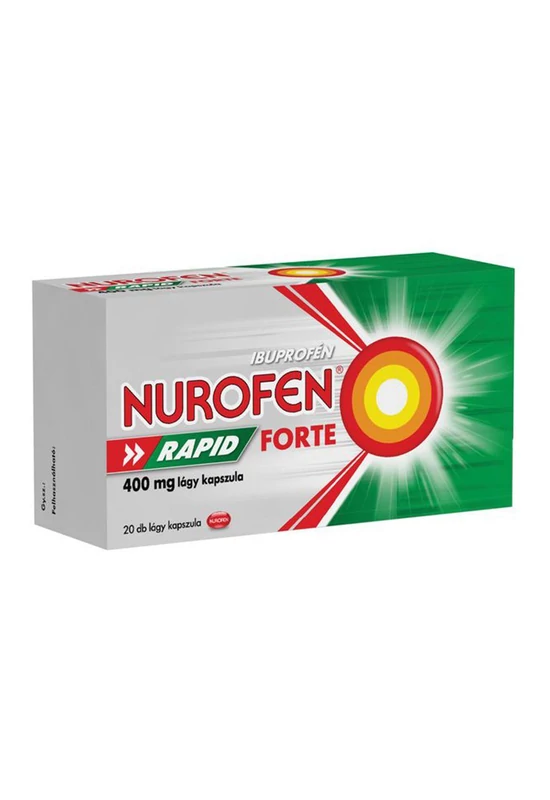 NUROFEN RAPID FORTE 400 MG LÁGY KAPSZULA - 20X