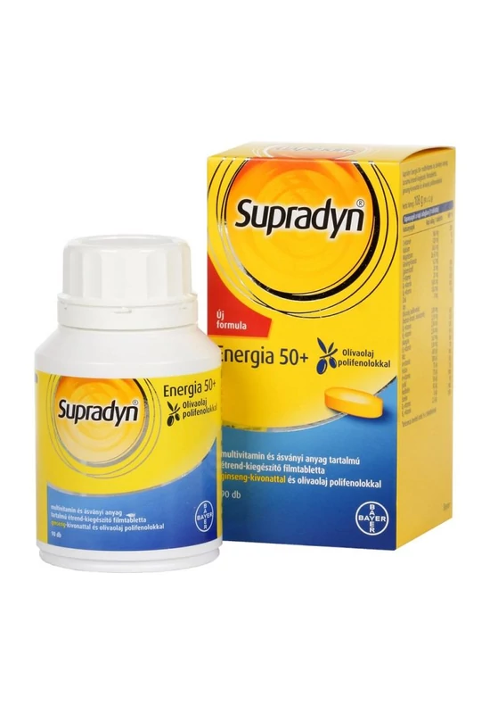 SUPRADYN ENERGIA 50+ ÉTREND-KIEGÉSZÍTŐ FILMTABLETTA - 90X