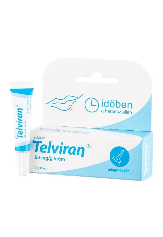 TELVIRAN 50 MG/G KRÉM - 2 G