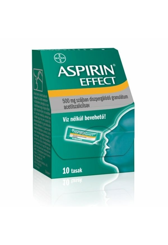 ASPIRIN EFFECT 500MG SZDP GRAN - 10X