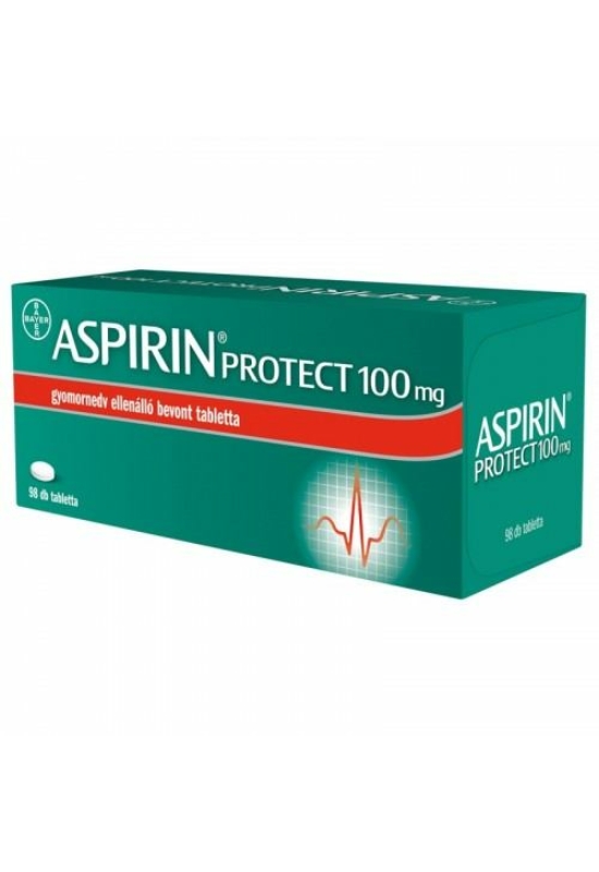 ASPIRIN PROTECT 100 MG GYOMORNEDV ELLENÁLLÓ BEVONT TABLETTA - 98X