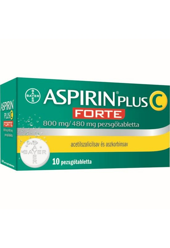 ASPIRIN PLUS C FORTE 800MG/480MG PEZSGŐTABLETTA - 10X
