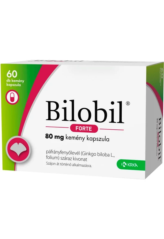 BILOBIL FORTE 80 MG KEMÉNY KAPSZULA - 60X