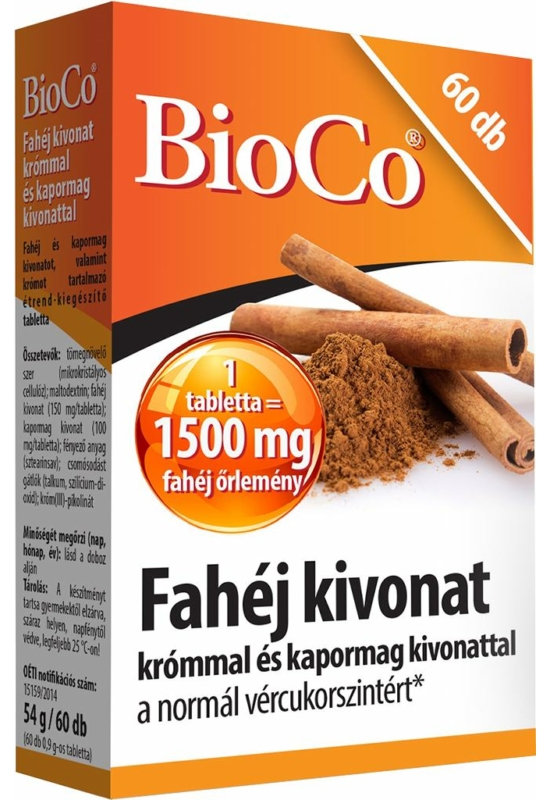 BIOCO FAHÉJKIVONAT-TABLETTA - 60X