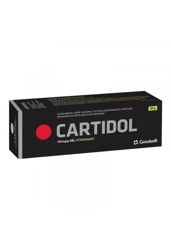 CARTIDOL 100 MG/G GÉL - 50 G