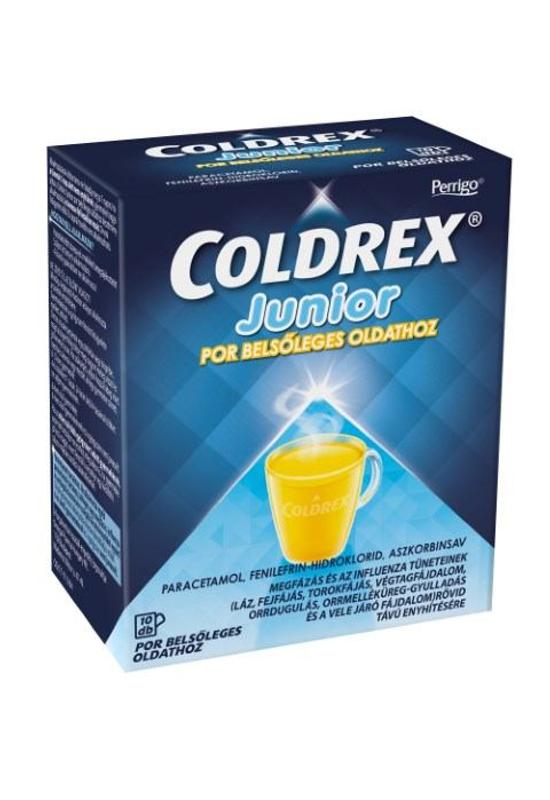 COLDREX JUNIOR POR BELSŐLEGES OLDATHOZ - 10X