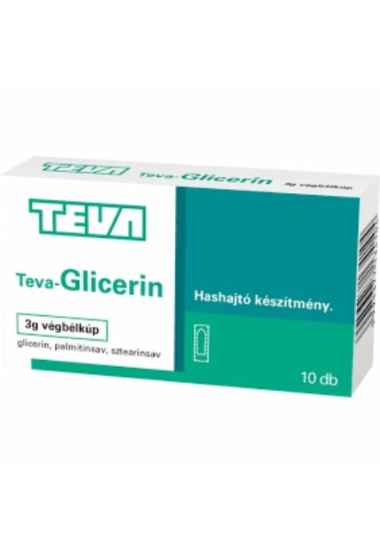 TEVA-GLICERIN 3G VÉGBÉLKÚP - 10X