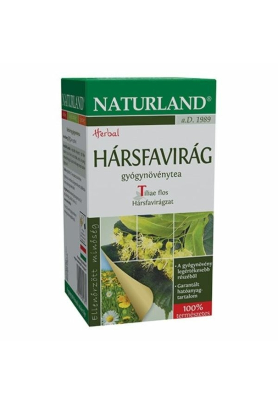 NATURLAND HÁRSFAVIRÁG filteres tea 20 DB