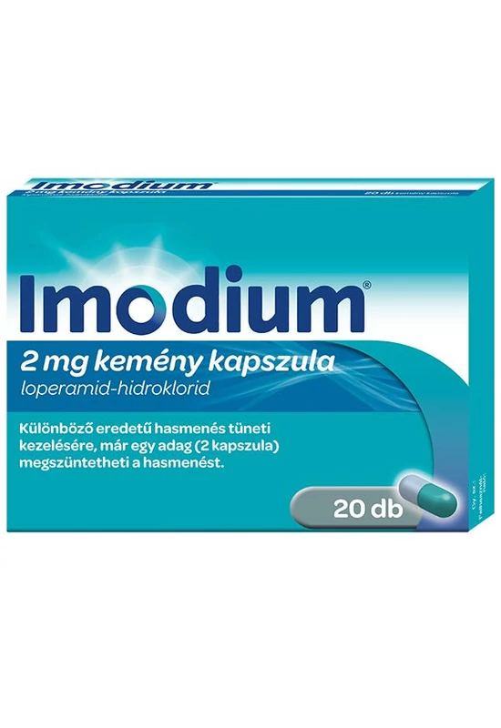 IMODIUM 2 MG KEMÉNY KAPSZULA - 20X