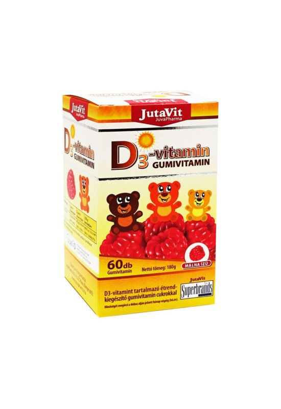 JutaVit D3-vitamin gumivitamin 60x