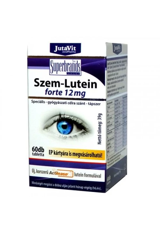 JUTAVIT SZEM LUTEIN FORTE 12 MG TABLETTA - 60X