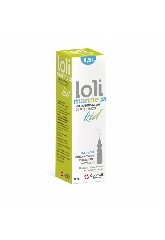 Lolimarine HA KID 0,5 mg/ml oldatos orrspray 1x10ml