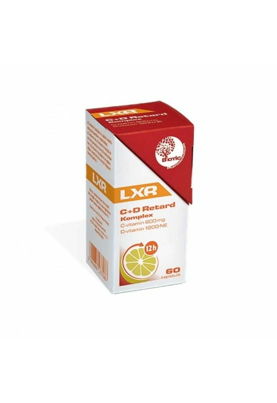 LXR C+D Retard Komplex citrus bioflavonoidokkal – 60x