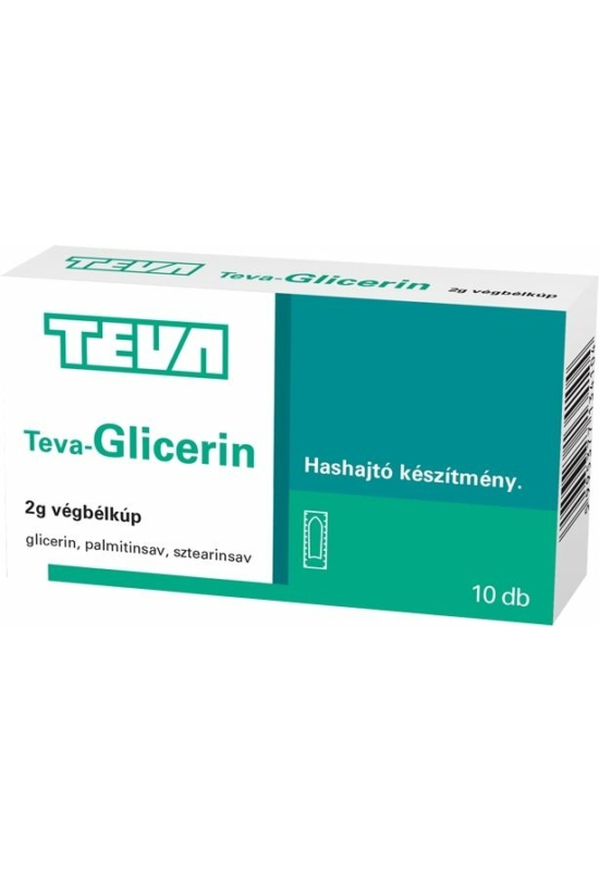 TEVA-GLICERIN 2G VÉGBÉLKÚP - 10X