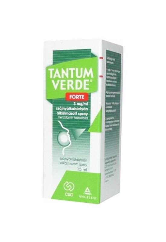 TANTUM VERDE FORTE 3MG/ML SZÁJNY ALKALMAZOTT SPRAY - 1X15ML