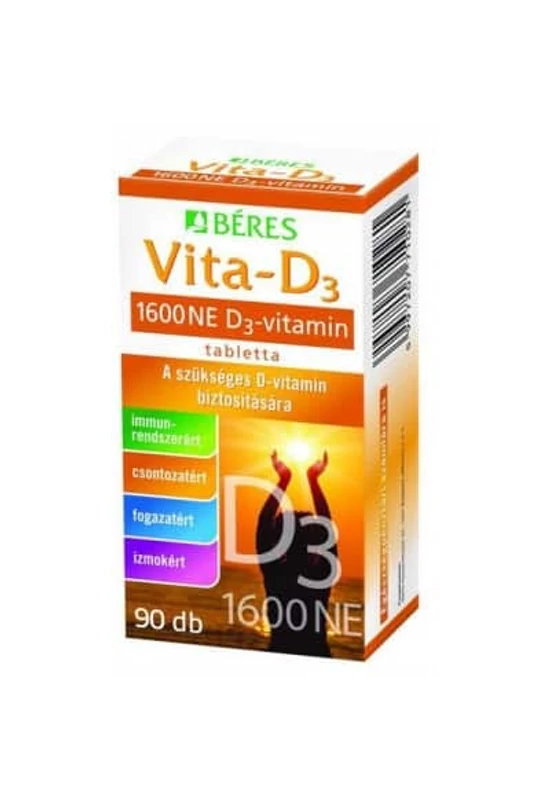 Béres Vita-D3 1600NE Forte tabletta 90x