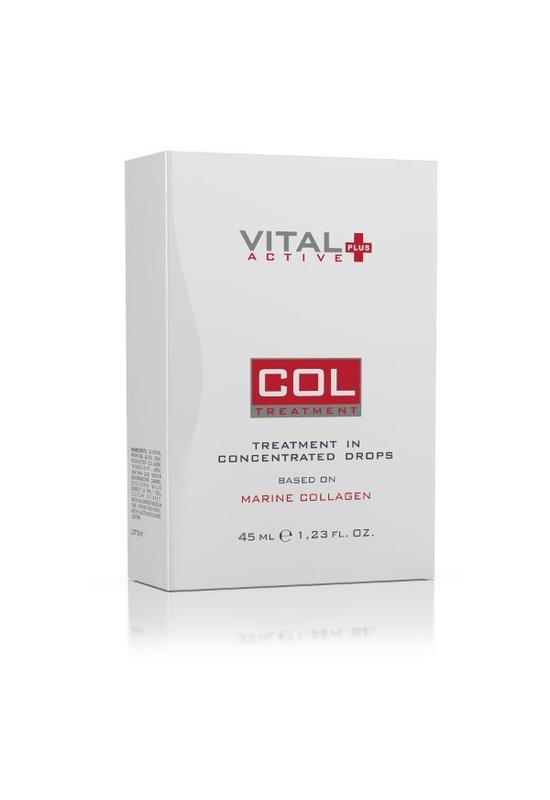 Vital Plus Actvie COL – TENGERI KOLLAGÉN ÉS NÖVÉNYI ÖSSEJT TARTALMÚ KONCENTRÁLT KOZMETIKAI CSEPP 45ML
