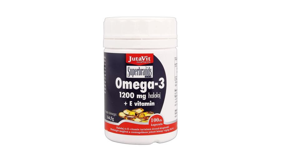 JUTAVIT OMEGA3 HALOLAJ 1200 MG + EVITAMIN KAPSZULA 100 X